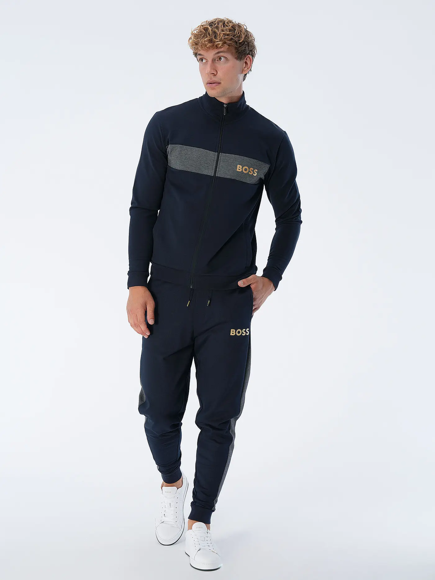 BOSS | Loungewear Hose | blau
